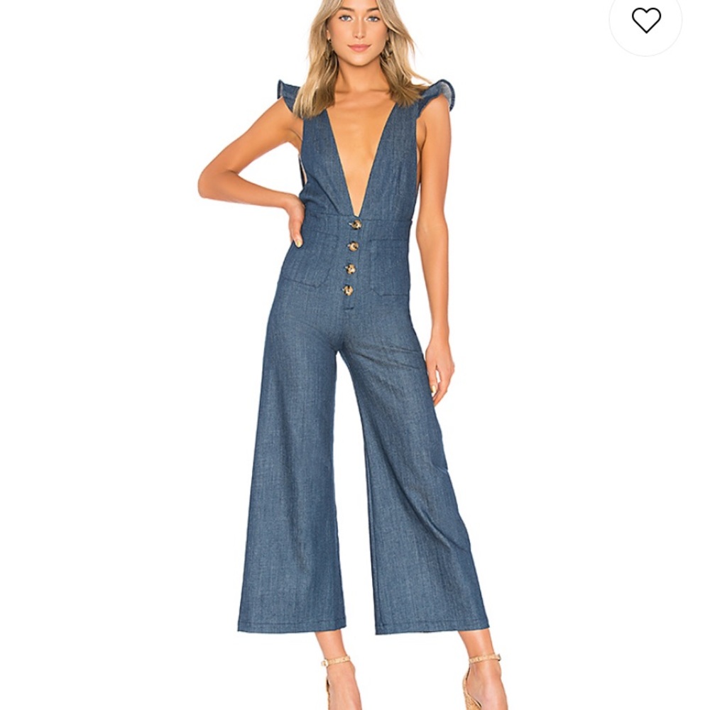 🌼Revolve denim jumpsuit 🌼